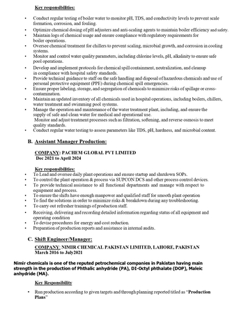 Riyadh, Job Seekers, Production, Operation And Process , Chemical Cleaning  And STP,RO Water Treatment Engineer