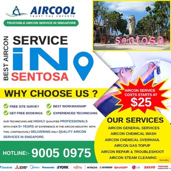 Singapore, Air Conditioning, AC Service In Sentosa