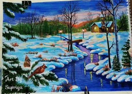 Al Iskan, Household Items, SAR 50,  Unique Handmade Art | Acrylic Paint, Charcoal Sketch & Personal Portrait