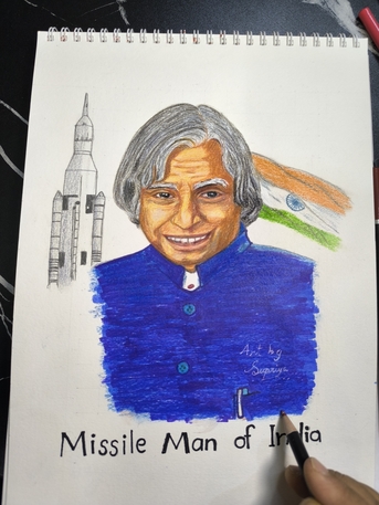 Al Iskan, Household Items, SAR 50,  Unique Handmade Art | Acrylic Paint, Charcoal Sketch & Personal Portrait