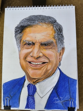 Al Iskan, Household Items, SAR 50,  Unique Handmade Art | Acrylic Paint, Charcoal Sketch & Personal Portrait