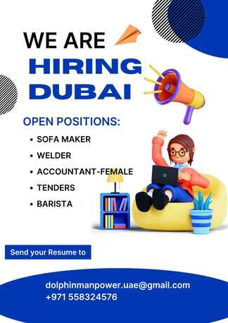 Dubai, Jobs, OPENINGS FOR DUBAI