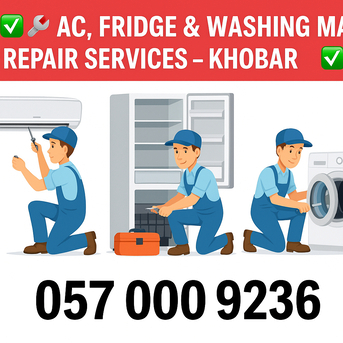 Al Aziziyah, Appliance Repair, ✅✅✅ ⚙️FRIDGE & WASHING MACHINE REPAIR SERVICES &ndash; KHOBAR ⚙️ ✅✅✅