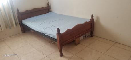Dammam, Furniture, SAR 300,  Wooden Cot With Mattress
