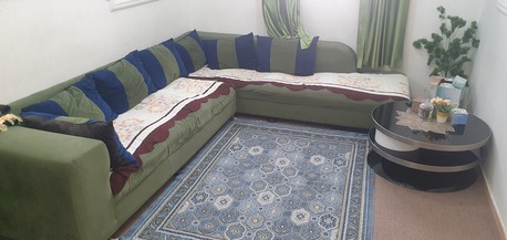 Riyadh, Furniture, SAR 500,  King Size Bed Set With Wardrobe,And L Shape 7-Seater Sofa With Rotating Glass Centre Table