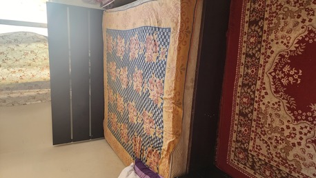 Riyadh, Furniture, SAR 500,  King Size Bed Set With Wardrobe,And L Shape 7-Seater Sofa With Rotating Glass Centre Table