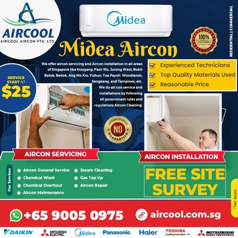 Singapore, Air Conditioning, Midea AC | Midea Aircon Singapore