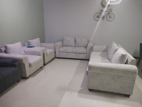 Jubail, Furniture, SAR 3500,  Three Months Used Seven Seater Sofa And 6 Seater Dinning Set Is Available For Sale