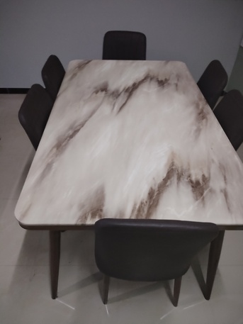 Jubail, Furniture, SAR 3500,  Three Months Used Seven Seater Sofa And 6 Seater Dinning Set Is Available For Sale