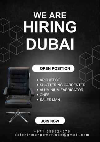 Dubai, Jobs, OPENINGS FOR DUBAI
