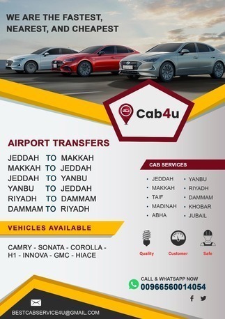 Yanbu, Travel, TAXI SERVICE MAKKAH TO RIYADH MAKKAH TO MADINA MAKKAH TO YANBU MAKKAH TO DAMMAM