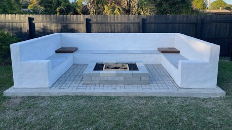 Manama, Construction, Sunken Seating, Barbeque Table, Landscaping & Water Feature Works