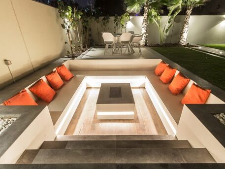 Manama, Construction, Sunken Seating, Barbeque Table, Landscaping & Water Feature Works