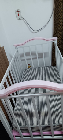 Dammam, Furniture, SAR 150,  Baby Cot With Wheels