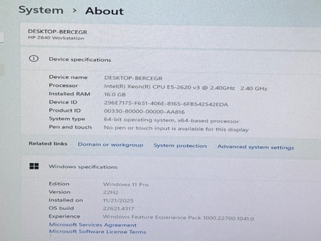 Doha, Computers, QAR 1450,  HP Intel Xeon Z640 Workstation PC