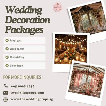 Singapore, Event Planning, Custom Wedding Decoration Packages That Bring Your Dream Theme To Life