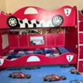 SAR 1800,  Triple Bunk Bed , Race Car Theme For Kids And Teenagers