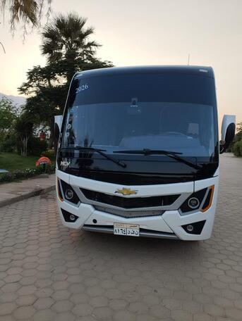 Cairo, Automotive, إيجار أتوبيس سياحي شيفروليه 33 راكباً للرحل