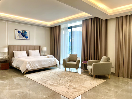 Janabiya, Villas, BHD 1150,  Furnished,  450 Sq. Meter,  Elegant 5BR Furnished Villa In Janabiya | Garden, Patio & Maid&rsquo;s Room