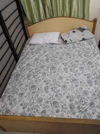 Ras Rumman, Furniture, BHD 30,  FOR SALE BED&COAT