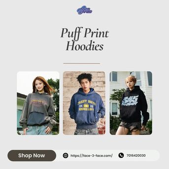Tokyo, Clothing & Accessories, JPY 80,  Grab Stylish Puff Print Hoodies Today For A Fresh Everyday Look