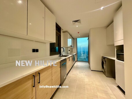 Salmiya, Apartments/Houses, KWD 1300/month,  3 BR,  Luxury Full Sea View 3-Bedroom Apartment In Salmiya