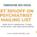 Psychiatry Specialists Verified Email Database