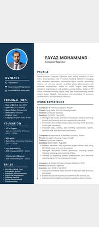 Abha, Job Seekers, Computer Operator