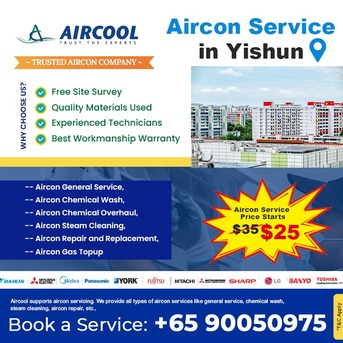 Singapore, Air Conditioning, Aircon Service In Yishun