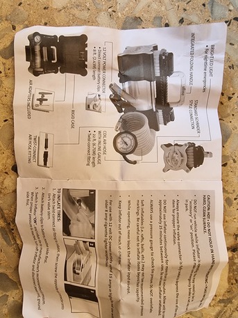 Dhahran, Auto Parts, SAR 250,  Tyre Inflator For Sale (Portable Air Compressor For Car)