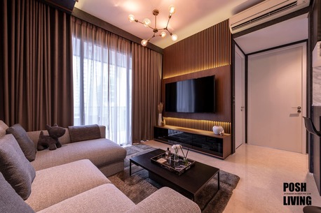 Singapore, Interior Design, Stylish 3 Room Condo Interior Design Ideas