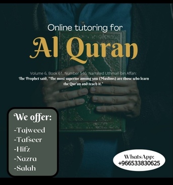 Riyadh, Education, Best Lady Quran Tajweed Tutor For Kids And Females