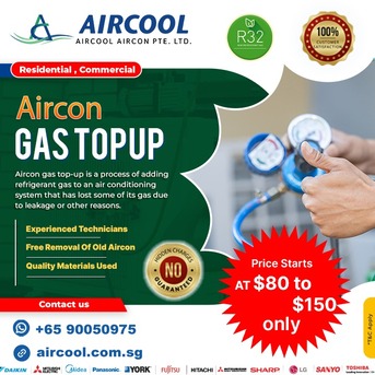 Singapore, Air Conditioning, Aircon Gas Topup