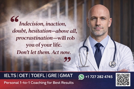 Riyadh, Education, OET &bull; IELTS &bull; TOEFL &bull; PTE &bull; GRE &bull; GMAT &mdash; One-to-One Coaching (Online Or Riyadh In-Person)