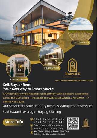 Abu Dhabi, Real Estate For Sale, AED 10000000,  5 BR,  4000 Sq. Meter,  Ready To Move Flat For Selling