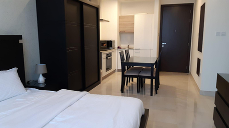 Juffair, Apartments/Houses, BHD 250/year,  Furnished,  1 BR,  Studio Fully Furnished Apartment With Sea View