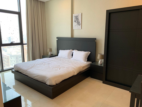 Juffair, Apartments/Houses, BHD 250/year,  Furnished,  1 BR,  Studio Fully Furnished Apartment With Sea View