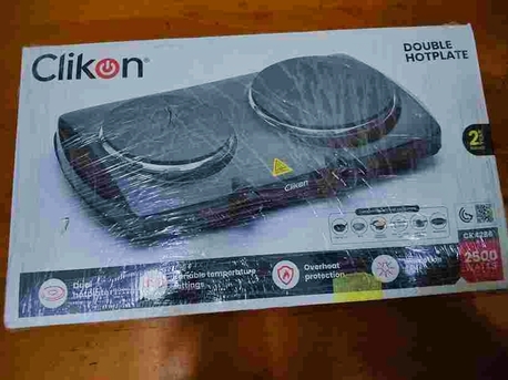 Dammam, Appliances, SAR 250,  Clikon Electric Double Hot Plate 2500wts- 50 Nikai LED Tv 200