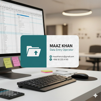 Sakaka, Job Seekers, Data Entry Operator | MS Office Certified & Accurate | Experienced