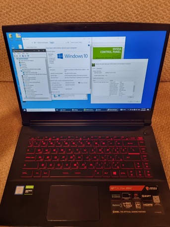 Riyadh, Computers, SAR 2499,  MSI Gaming Laptop Intel Core I7 -Processor, Ram (16 GB), SSD (512 GB), Nvidia 4GB GTX