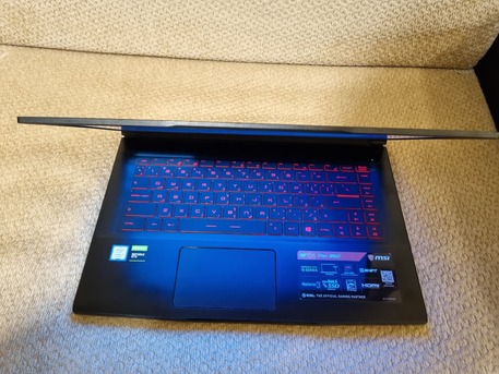 Riyadh, Computers, SAR 2499,  MSI Gaming Laptop Intel Core I7 -Processor, Ram (16 GB), SSD (512 GB), Nvidia 4GB GTX