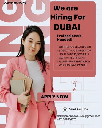 Dubai, Jobs, SEEKING FOR DUBAI