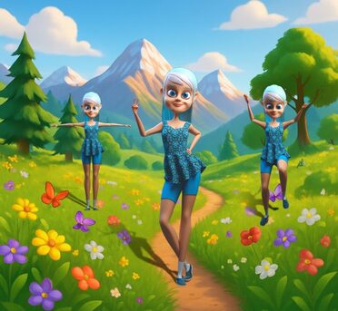 Kuala Lumpur, Graphic Design, High-Quality Anime Character 3D Model For Creative Projects.