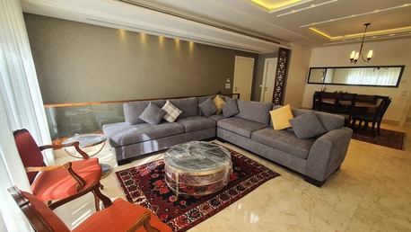 Amman, Apartments/Houses, JOD 24000/year,  Furnished,  4 BR,  Deplux Ground Floor Fully Furnished 4B Apart With Terrace In 5 Circle 00962777688956