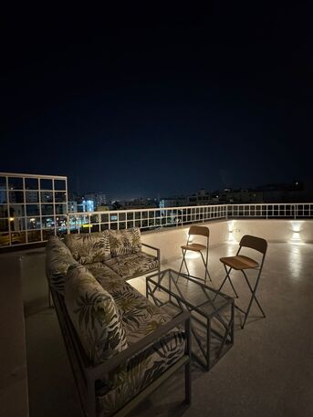 Amman, Apartments/Houses, JOD 6000/year,  Furnished,  1 BR,  Roof Top Fully Furnished One Bedroom Apart With Terrace In 5 Circle 00962777688956