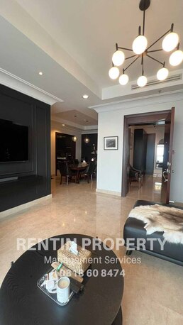 Jakarta, Apartments/Houses, USD 2200/month,  Furnished,  2 BR,  153 Sq. Meter,  For Rent Apartment Pakubuwono View 2 Bedrooms High Floor