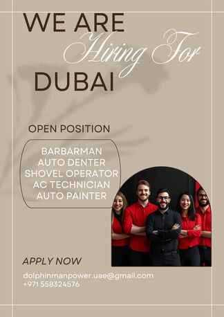 Dubai, Jobs, WE HAVE OPENINGS FOR DUBAI
