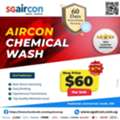 SGD 60,  Aircon Chemical Wash