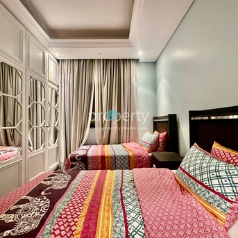 Salmiya, Apartments/Houses, KWD 3000/month,  3 BR,  Seaview Furnished Three-Bedroom Floor With Private Pool & Balcony In Salmiya, Kuwait