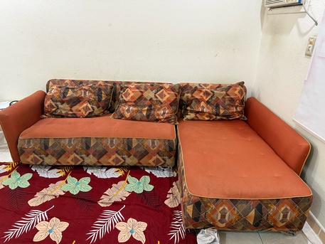 Jeddah, Furniture, SAR 180,  L Shape Sofa For Sale In Good Condition